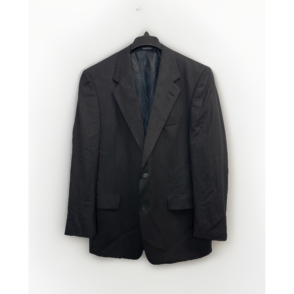 Austin Reed Vintage USA Made Sport Coat Mens 41R Grey Wool Blazer Jacket